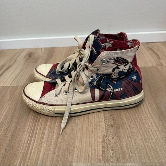 Converse DC Comics Superman Hightop Sneakers - Picture 3 of 9